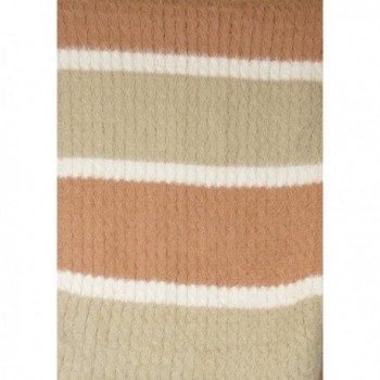 Womens Knitted Striped Design Infinity in Fashion Scarves