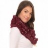 Sakkas 16105 Sequins Infinity Burgundy in Fashion Scarves