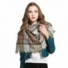 Luxina Large Tartan Square Pashmina