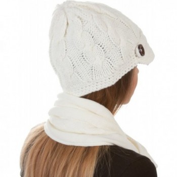 EHATES870VB Womens 2 piece Knitted Beanie