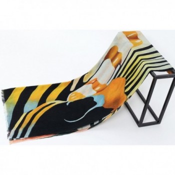 Veniroc Lightweight Cashmere Abstract colorful in Fashion Scarves