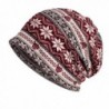 Burgundy Printed Festival Infinity Slouchy