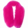 DDLBiz Fashion Women's Faux Fur Collar Scarf Shawl Wrap Stole Scarves - Hot Pink - CE12N9RXHXG