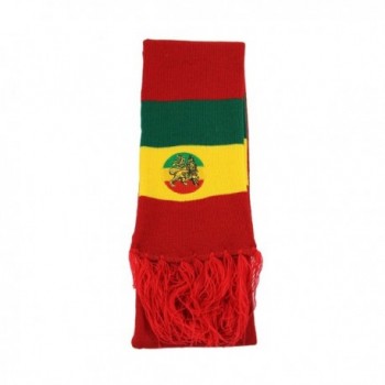 RW Knitted Rasta Lion Scarf