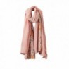 Welltogther Womens National Style Lightweight Neck Scarves Flower Wrap Shawl &iexcl&shy - Pink - CB1880WXGLH