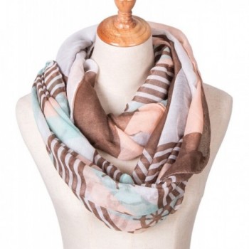 Seven Flowers Lightweight Infinity Scarves in Wraps & Pashminas