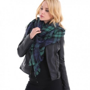 Wonderfit Women Plaid Blanket Tartan in Cold Weather Scarves & Wraps