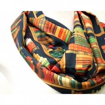 Handmade Library Bookshelves Infinity Scarf in Fashion Scarves