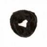 Sakkas Abir Soft Furry Reversible Short Twist Wrap Around Infinity Scarf - 2-black - C11258SH59T