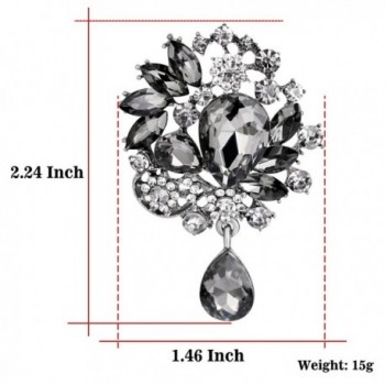 Rhinestone Covered Brooch Clothes Scarves