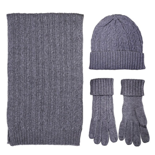 Gloves Beanie Unisex Weather famlies - Gray - C6189UW29S4