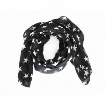 arssilee Fashion Beautiful Warm Star Pattern Scarf Shawl - C312N7F44V8