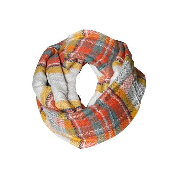 AutumnBlend Plaid Tartan Infinity Scarf Funky Monkey Fashion Warm Cozy Scarves - CD1874U4D70