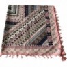 DOCILA Cotton Square Geometry Pattern in Fashion Scarves