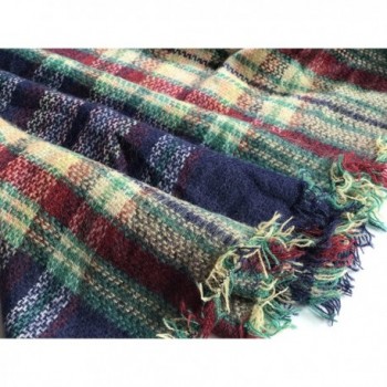 Family Match Scarf Plaid Blanket Shawls for Adult and Kids - Whitegray ...