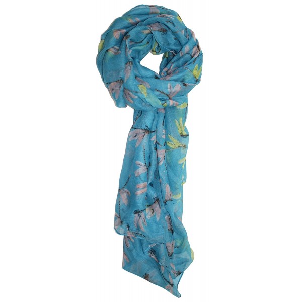 Ted and Jack - Dreamy Dragonfly Overall Print Scarf - Light Teal - CR17YLKOSA3