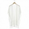 Capelli New York Solid Lace Kimono Scarf With Fringe - Ivory - CF11V2W377F