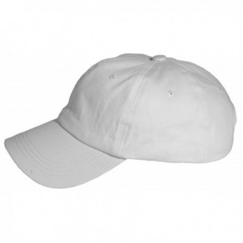 Washed Cotton Baseball Size White