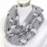 C-Pioneer Fashion Sheep Print Design Scarves for Women Lightweight Large Size Scarf - Grey - CQ12O64FN3C