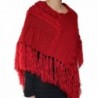 Weight Stylish Knitted Fringe Capelet in Cold Weather Scarves & Wraps