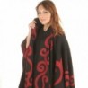 KayJayStyles Floral REVERSIBLE Cashmere Poncho in Wraps & Pashminas