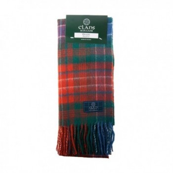 Clans Of Scotland Pure New Wool Scottish Tartan Scarf Wilson Ancient (One Size) - CR123H48IGP