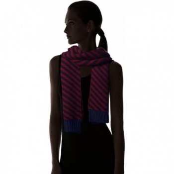 Nautica Womens Bias Stripe Scarf in Cold Weather Scarves & Wraps