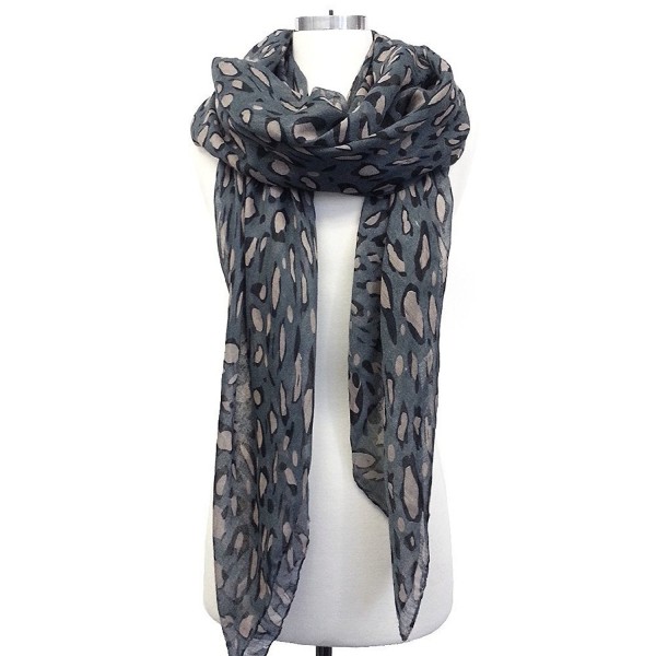 Leopard Nation Scarf (All Colors Available) - Grey - CS11CJTXEQ9
