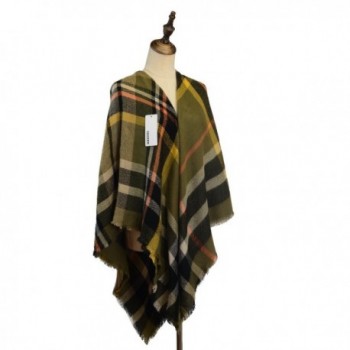 Womens Tartan Scarf Checked Pashmina in Fashion Scarves