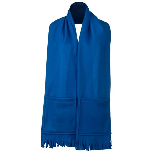 Fleece Scarf with Pockets - Royal OSFM - C51108H8CWZ