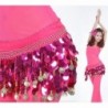 ZYZF Dancing Costume Sequin Waistband in Fashion Scarves