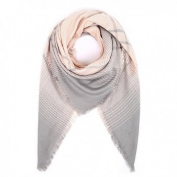 SQUARE blanket scarf plaid poncho - Pink - CM187WA08NK
