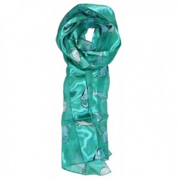 Ted Jack Dolphin Print Scarf