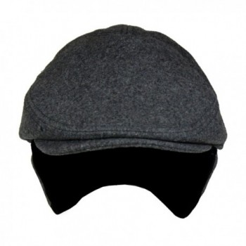 Medium Charcoal Winter Cabbie Earflaps