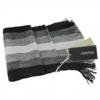 Winter Fringe Cashmere Christmas Stripes