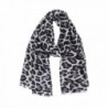 ScarvesMe Women's Animal Print Leopard Oblong Scarf - Grey - CQ11V2QNJ4R