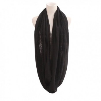 Women Soft Lace Infinity Scarf in Fashion Scarves