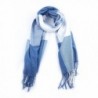 Women's Warm Fashion Contrast Scarf - Stylish Plaid Scarf - Bluewhited06 - CR188G8O0D8