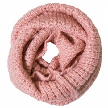 Simplicity Unisex Winter Thick Warm Knitted Circle Infinity Scarf - 2pink - C3127PE93PD