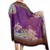 TLIH Womens Extra Large Chinoiserie Purple