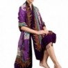 TLIH Womens Extra Large Chinoiserie Purple in Cold Weather Scarves & Wraps