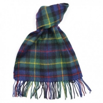Lambswool Scottish Farquharson Modern Tartan Clan Scarf Gift - C9118SCEZ1J