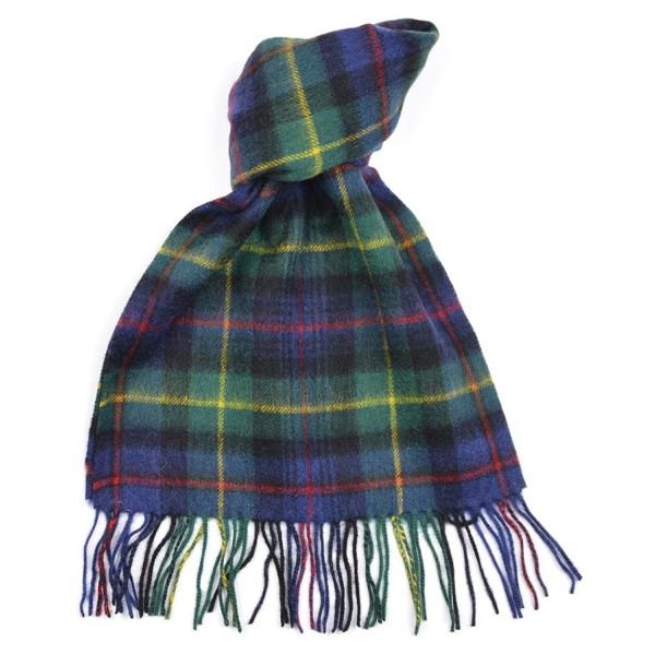 Lambswool Scottish Farquharson Modern Tartan Clan Scarf Gift - C9118SCEZ1J