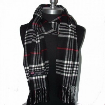 Black_(US Seller)Scarf Check Plaid Scotland Winter Cute Women Men - A92 - CI12CNSVS31