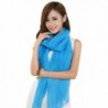 Large Size Fashion Voile Design Shawl Pashmina Scarf Wrap Stole Throw CJ Apparel NEW - Blue - C611QFD5W3X