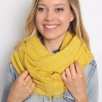 MYS Collection Infinity Scarf Mustard in Cold Weather Scarves & Wraps