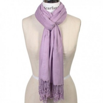 Scarfands Solid Color Pashmina Lavender