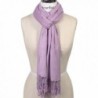 Scarfands Solid Color Pashmina Lavender