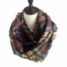 HONEYJOY Lady Comfort Warm Fashion Lovely Chunky Tartan Plaid Blanket Scarf Wrap - 9 - CO12N8ZTNU9