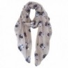 GERINLY Animal Print Scarves: Cute Pandas Pattern Women Wrap Scarf - Khaki - CW17YS0AWA4